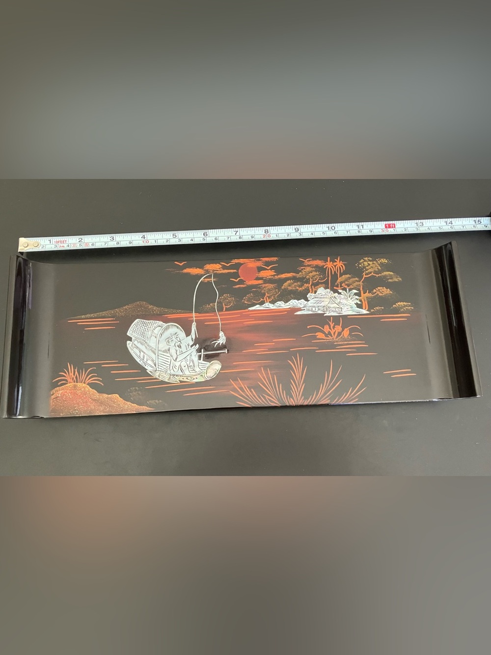 Minh Phuong Vietnamese Lacquer Trinket Tray